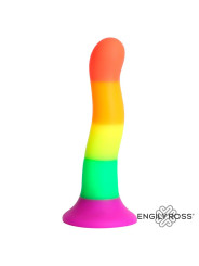 Dildo Color Arcoiris 18 cm