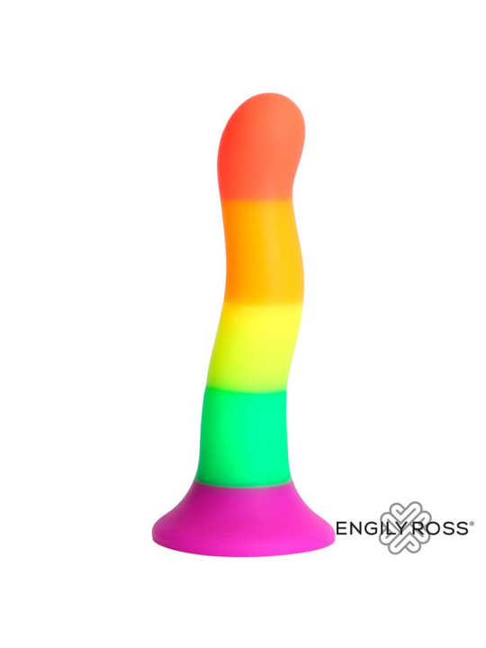 Dildo Color Arcoiris 18 cm