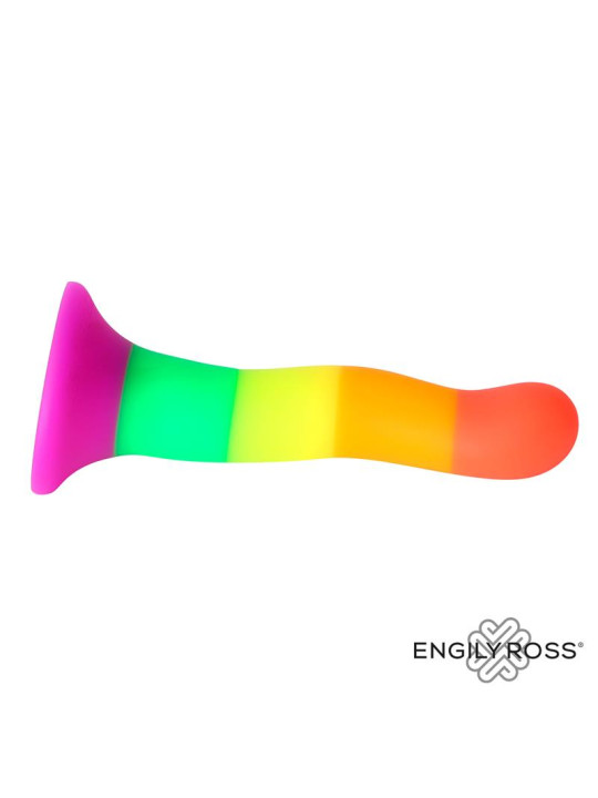 Dildo Color Arcoiris 18 cm