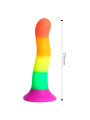 Dildo Color Arcoiris 18 cm