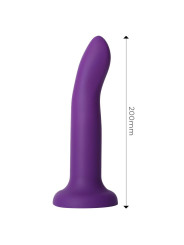 Dildo que Cambia de Color Púpura a Rosa Talla L 21 cm