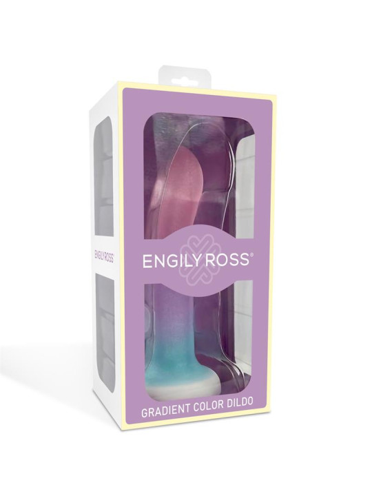 Dildo con Ventosa Color Degrado 13.6 cm