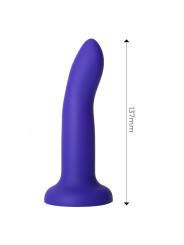 Dildo que Cambia de Color Púrpura a Rosa Talla S 14 cm