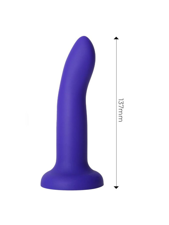 Dildo que Cambia de Color Púrpura a Rosa Talla S 14 cm