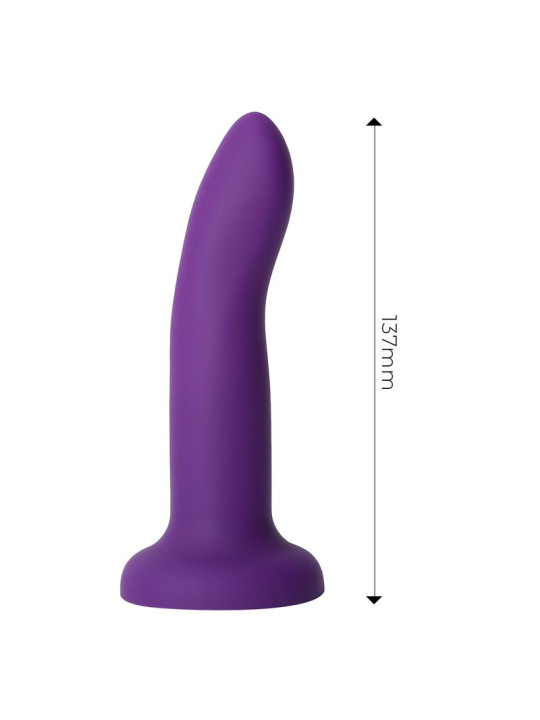 Dildo que Cambia de Color Púrpura a Rosa Talla S 14 cm