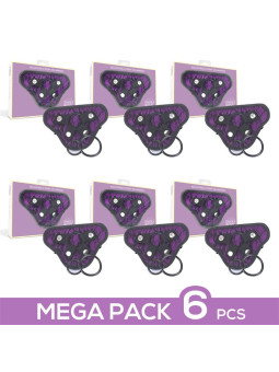 Pack 6 Miley Arnés Universal Ajustable 3 Anillos Silicona