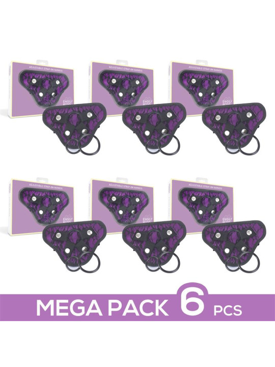 Pack 6 Miley Arnés Universal Ajustable 3 Anillos Silicona