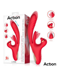 Limbe Vibrador con Lengua Flip-Flap, Bola Percutora y Up and Down