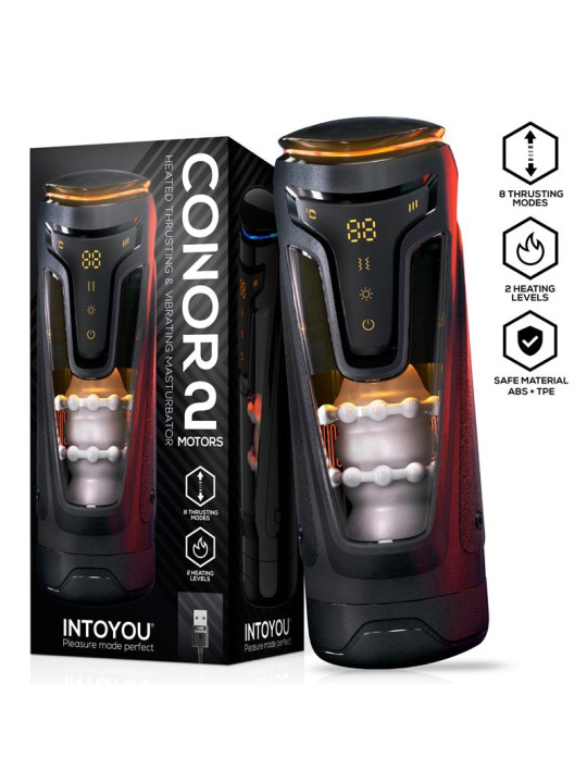 Conor Masturbador Masculino con Thrusting, Vibración y Calor