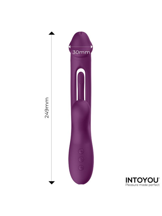 Siter Vibrador con Lengua Movimiento Flipping y Bola Golpeteo