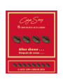 Caja Roja Sexy Forma de Labios Chocolate Negro 8 unidades