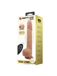 Tommy Dildo Realista con Vibración y Thrusting con Contorl Remoto