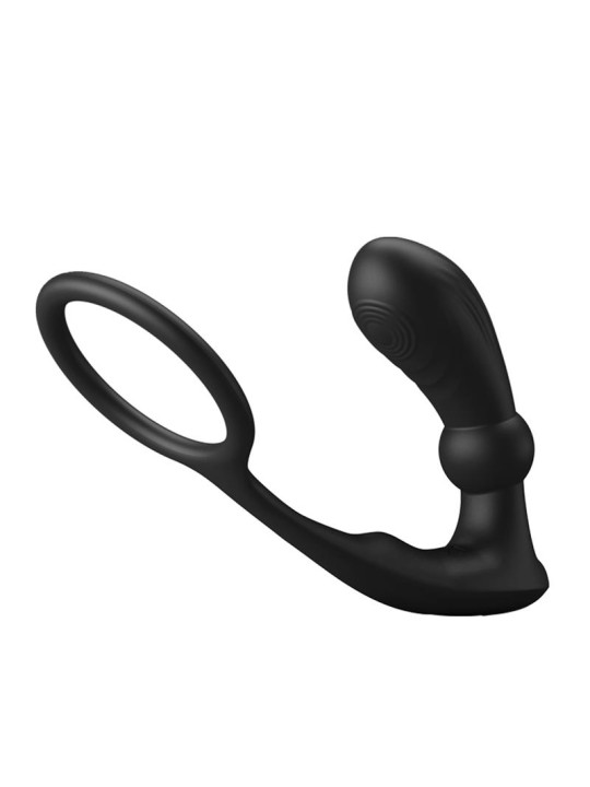 Warren Plug Anal y Anillo para el Pene con Vibración y Pulsación a Control Remoto