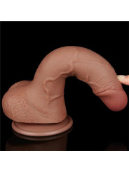 Dildo con Piel Retractil 7.5 Bronceado