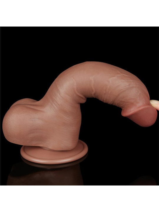 Dildo con Piel Retractil 8 Bronceado
