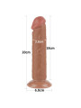 Dildo con Piel Retractil 8 Bronceado