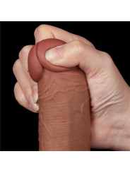 Dildo con Piel Retractil Skin 8 Bronceado