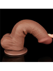 Dildo con Piel Retractil Skin 8 Bronceado