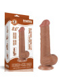 Dildo con Piel Retractil Skin 8 Bronceado