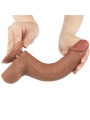 Dildo con Piel Retractil 8.5 Bronceado
