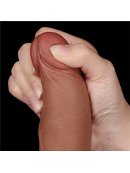 Dildo con Piel Retractil 8.5 Bronceado