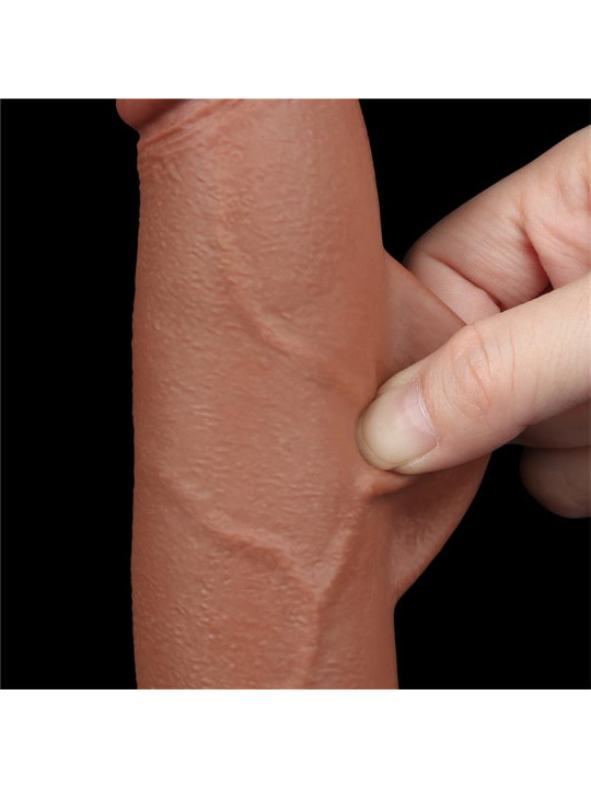 Dildo con Piel Retractil 8.5 Bronceado