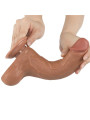 Dildo con Piel Retractil 8.5 Bronceado