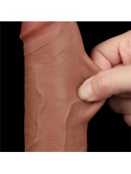Dildo con Piel Retractil 8.5 Bronceado