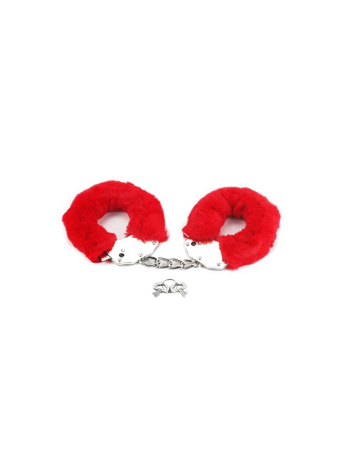 Esposas Metálicas con Pelo Rojo