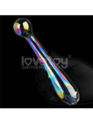 Dildo de Cristal que Brilla en la Oscuridad Twilight Gleam Alluring Arc