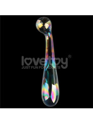 Dildo de Cristal que Brilla en la Oscuridad Twilight Gleam Alluring Arc