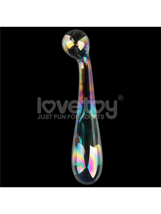 Dildo de Cristal que Brilla en la Oscuridad Twilight Gleam Alluring Arc