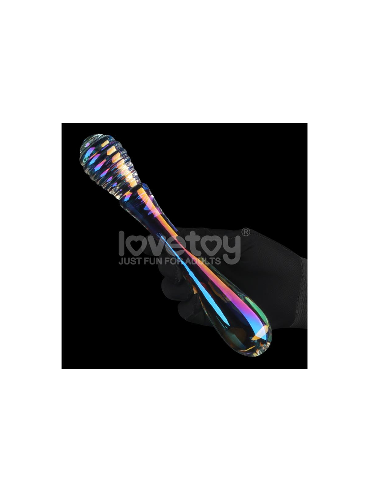 Dildo de Cristal que Brilla en la Oscuridad Twilight Gleam Twin Pleasures