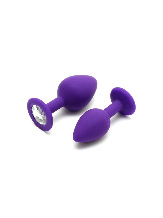 Set de 2 Plugs con Joya Berlin Purpura