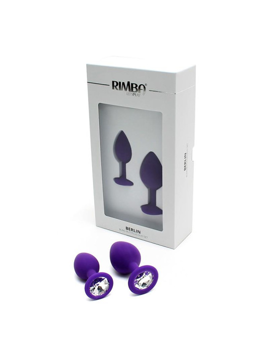 Set de 2 Plugs con Joya Berlin Purpura