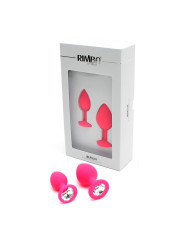 Set de 2 Plugs con Joya Berlin Rosa