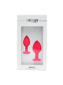 Set de 2 Plugs con Joya Berlin Rosa