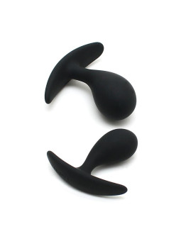 Set de 2 Plugs Anatómicos Copenhagen Negro