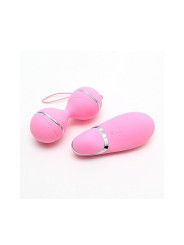 Bolas Kegel con Control Remoto y Estimulador Ibiza Rosa