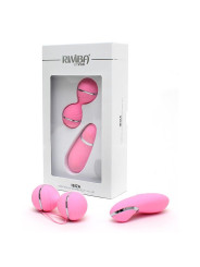 Bolas Kegel con Control Remoto y Estimulador Ibiza Rosa