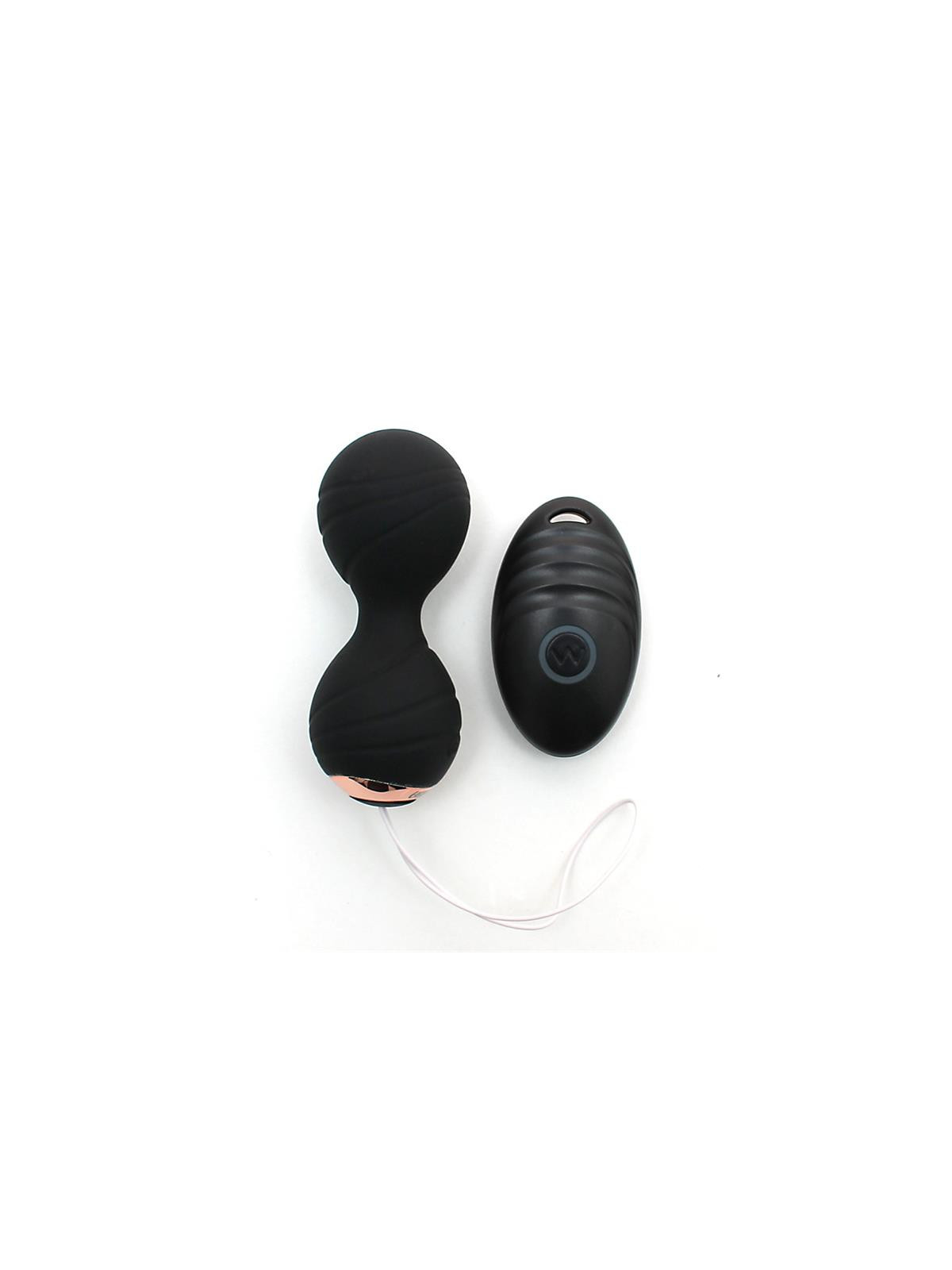 Bolas Kegel con Vibración y Control Remoto Cannes Negro