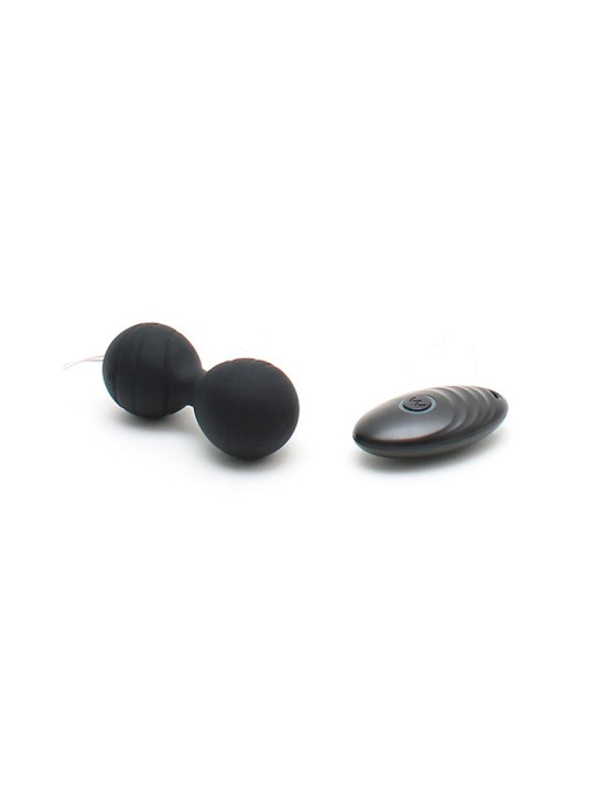 Bolas Kegel con Vibración y Control Remoto Cannes Negro