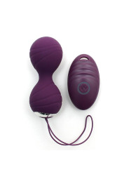 Bolas Kegel con Vibración con Control Remorto Cannes Purpura