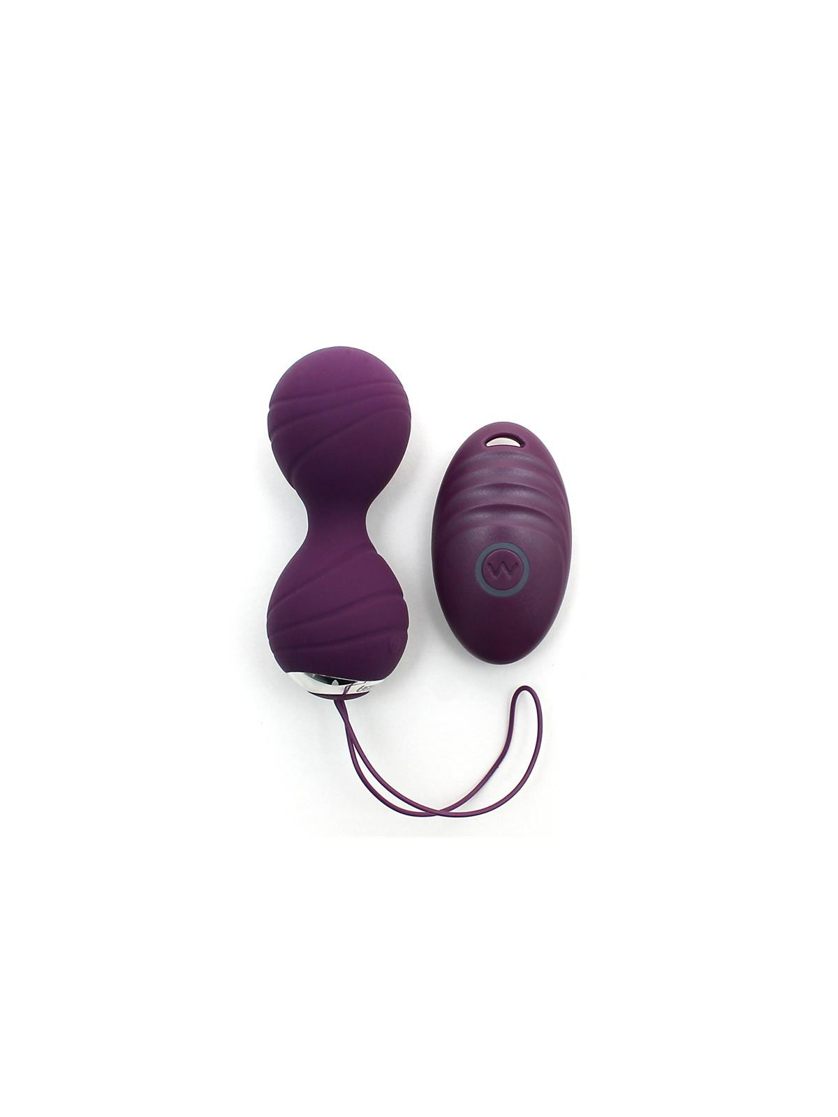 Bolas Kegel con Vibración con Control Remorto Cannes Purpura