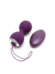 Bolas Kegel con Vibración con Control Remorto Cannes Purpura