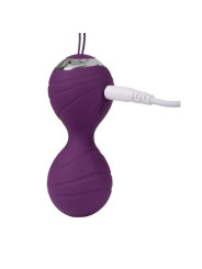 Bolas Kegel con Vibración con Control Remorto Cannes Purpura