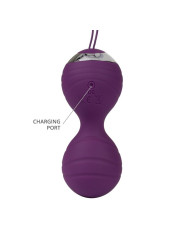 Bolas Kegel con Vibración con Control Remorto Cannes Purpura