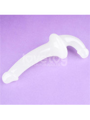 Dildo doble Lumino Play Luz Azul 10.5