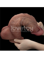 Dildo Dual Layered XXL 10.5 Negro