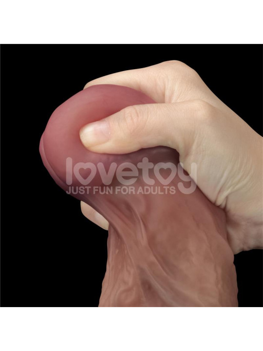 Dildo Dual Layered XXL 10.5 Negro